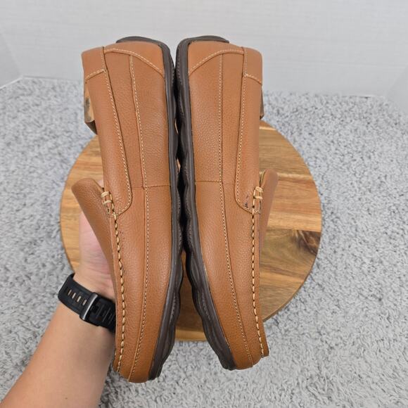 Sperry Top Sider Mens 12M Hampden Venetian Brown Leather Driving Moc Loafer - Picture 7 of 13